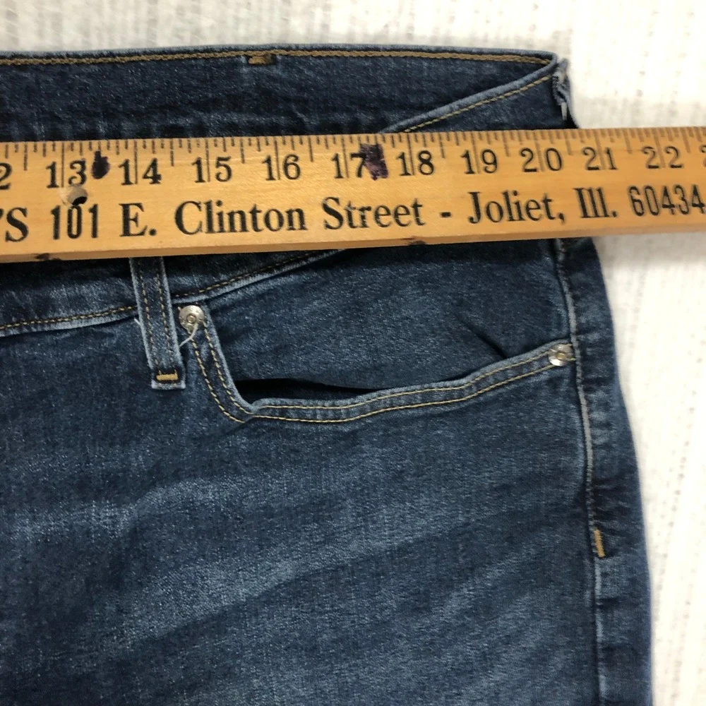 Signature by Levi Strauss Men Dark Wash Straight‎ Leg Jeans W40 L30 Gold Label